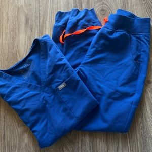 Figs Winning Blue Scrub Set Xs and Xsp